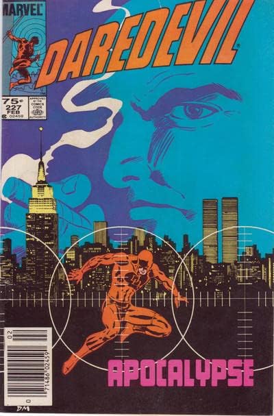 Daredevil #227 (павилион за вестници) в Ню Йорк; Комиксите на Marvel | Франк Милър
