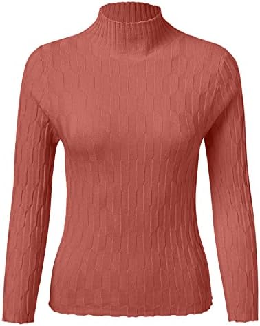DUOWEI, дамски ежедневни есенно-зимна топла трикотажная риза със средна деколте и дълги ръкави с разноцветни