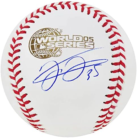 Франк Томас Подписа Официален договор Роулингса на Световната серия бейзбол 2005 г. - Бейзболни топки с Автографи