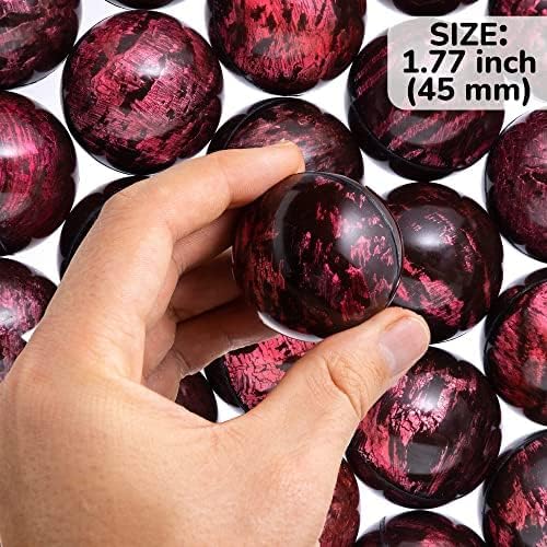 Завладяващ надуваеми топки - Гумени топки за деца - Червени топки за боулинг - 50 бр. Голяма надуваема топка