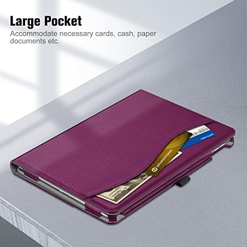 Комплект Fintie: Калъф-поставка Fintie с множество ъгли и джоб за iPad 9th / 8th / 7th Gen + Защитно фолио от