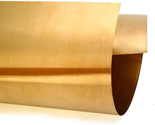 Z Създаване на дизайн Месингова табела Латунная Метална плоча от тонколистовой фолио, 100 mm x 1000 мм, 0. метална медни фолио 7 mm x 100 mm x 1000 mm (Размер: 0,7 mm x 100 mm x 1000 mm)