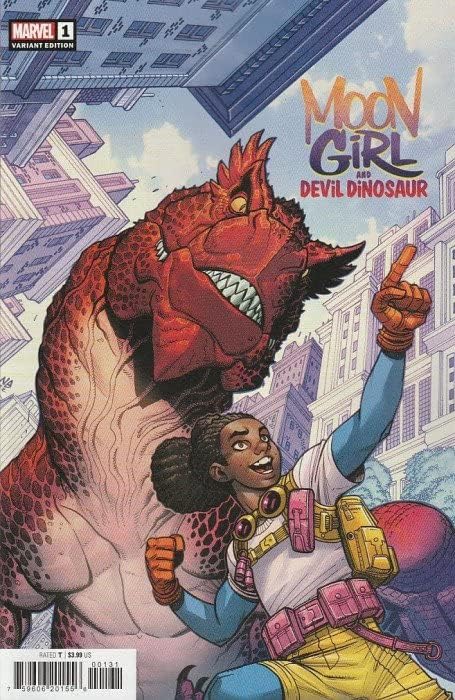 Лунна момиче и Дяволски динозавър (2 серия) 1Б VF / NM ; Комиксите на Marvel