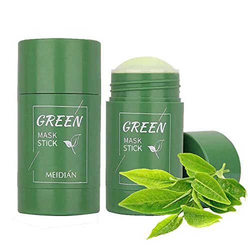 Маска за лице-стик от зелен чай за лице, Средство за премахване на черни точки, Екстракт от зелен чай, Дълбоко
