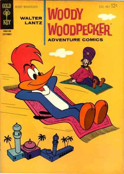 Уди Вудпекер (Walter Lantz) #81 VG ; Комикс Златен ключ | септември 1964, Вълшебен килим