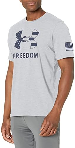 Нова мъжка тениска с логото на Under Armour с логото на Freedom