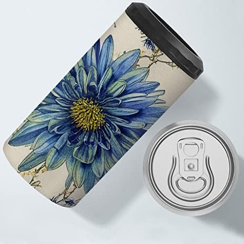 Охладител за тънки Кутии с изолация от хризантеми - Охладител за Цветни Кутии - Сладък Охладител За Тънки Кутии