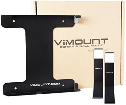 Метална стойка за стенен монтаж ViMount е Съвместим с версията на Playstation 4 PS4 Slim с 2 контролери Монтиране
