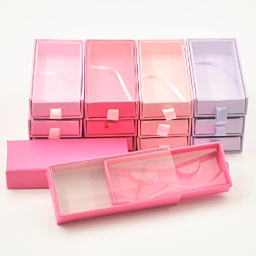 Кутия за опаковане на фалшиви мигли Кутии за опаковане на мигли От синтетични или изкуствени мигли Cils Калъф за чекмеджета (Цвят: Style1, Размер: 50 скоростна без лого)