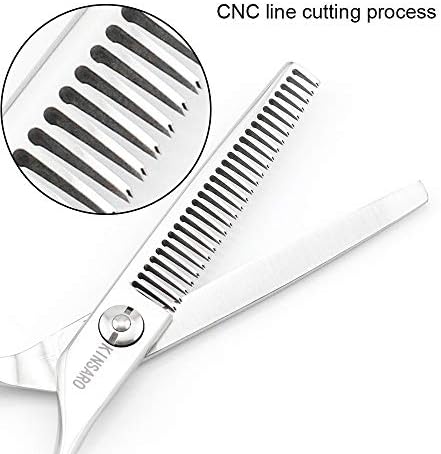 Набор от Фризьорски Ножици 5,5 Инчови Ножици За Коса Професионални Ножици за Подстригване на Коса Ножица за изтъняване на коса Kinsaro