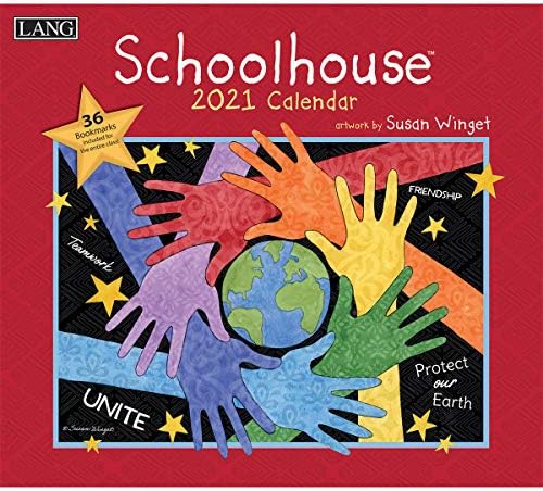 Стенен календар Lang Schoolhouse на 2021 година (21991001940)