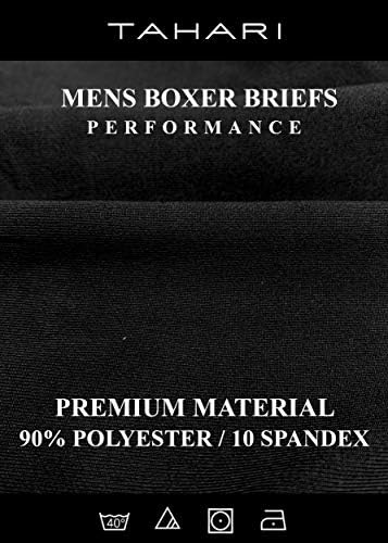 TAHARI Мъжки Атлетик Performance Boxer Brief Multi Pack се Предлага в размери S, M, L, XL