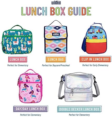 Случайна чанта за обяд Wildkin Kids за момчетата и момичетата, идеална за опаковане на горещи или студени закуски