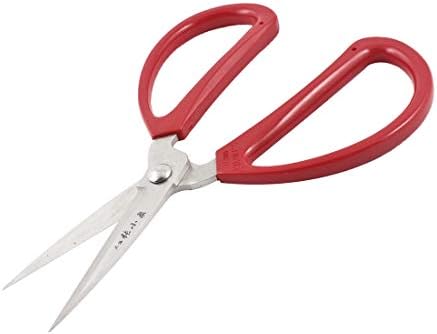 Aexit 6,5 Дълги Ръчни Инструменти За Шевни Ножици За рязане на Хартия Ръчни инструменти Сребрист Тон Червено