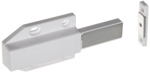 Стоманена магнитна ключалка за повърхностен монтаж, покритие от жълто хромата цинк, Дължина 1-45/64 инча, кафяво