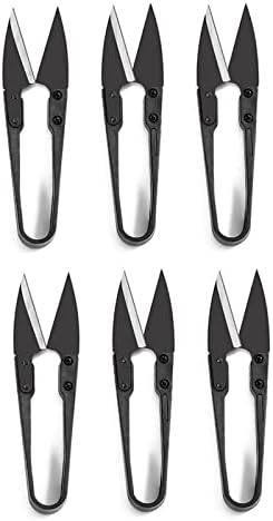 JINJIAN Ножици за подстригване на Бонсай 6 БР. - Малки градинарски ножици за Подрязване на пъпки, листа, Жив