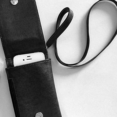 Традиционните Японски Местната Момиче Телефон В Чантата Си Портфейл Окачен Мобилен Калъф Черен Джоба