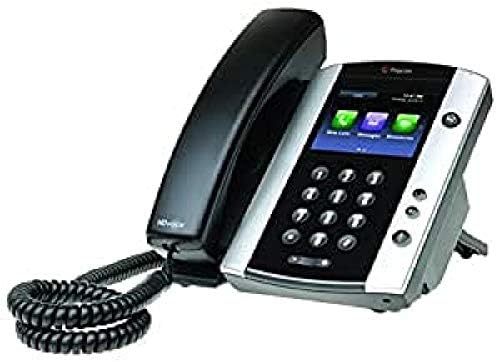 Жичен телефон система Polycom VVX 501 за бизнес мрежи - 12 линии, PoE - 2200-48500-025 - ac Адаптер (не е включен