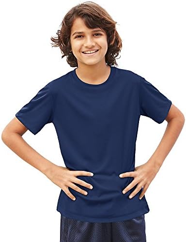 Тениска с къс ръкав за момчета Hanes 4 ГРАМА Cool Dry (482Y)
