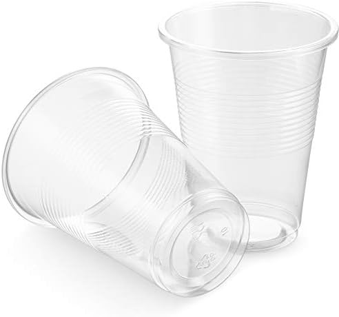 Plasticpro 7 унции Прозрачни пластмасови за Еднократна употреба чаши за пиене [брой 100]