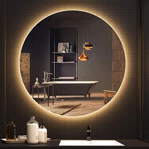 Стенно огледало YGCBL, Led огледало за баня, Тоалетен огледало за баня с лампа, Подходящ за баня, хотел, тоалетна,