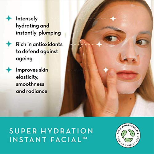 Seoulista Beauty Super Instant Hydration Лицето - Овлажняващ С маска К-Beauty с хиалуронова киселина и алое