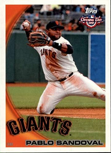 2010 Деня на откриването на Topps 86 Бейзболна картичка Пабло Сандовала San Francisco Giants MLB NM-MT