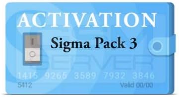 Функция за активиране на Sigma Pack 3 за Sigma Box Сигма-ключ за отстраняване на FRP