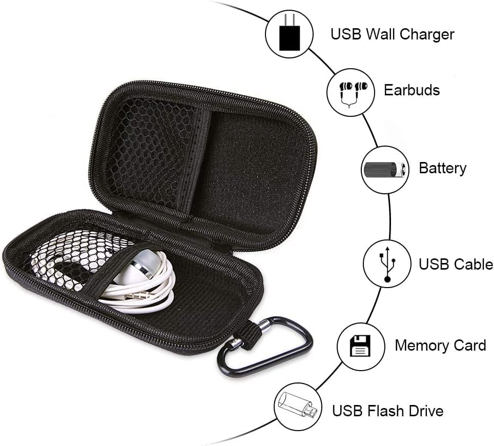 Калъф за MP3 плейър, Калъф, USB-флаш-памет, Чанта-Портфейл, ЕВА устойчив на удари Твърд Пътна Чанта За Носене,