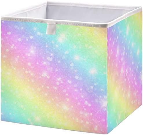 Кошница за гардероб visesunny, Кутии за съхранение на Galaxy Fantasy Rainbow, Тъканни Кошница за Организиране